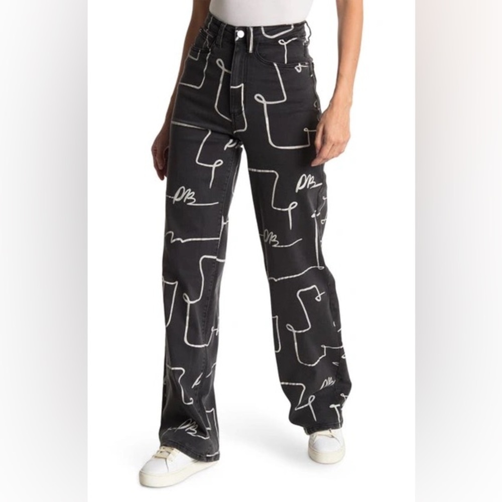 WeWoreWhat Scribble Jeans